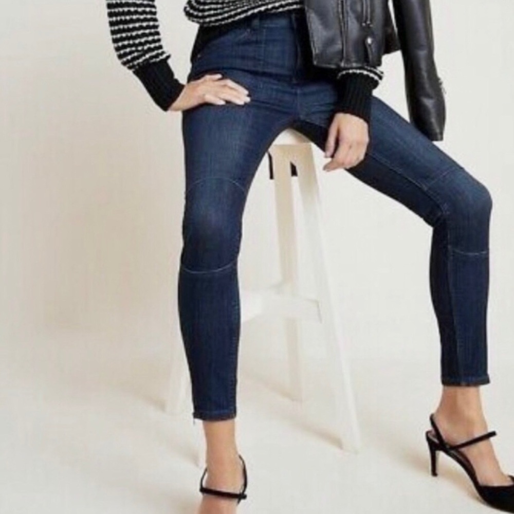 Anthropologie Pilcro And The Letterpress High Rise Denim Legging Jeans Size 27